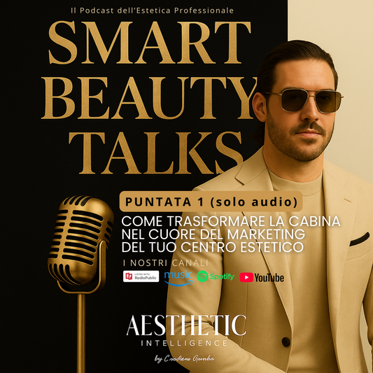 🎙 Marketing da Cabina™ – La prima puntata del podcast che rivoluziona la comunicazione estetica