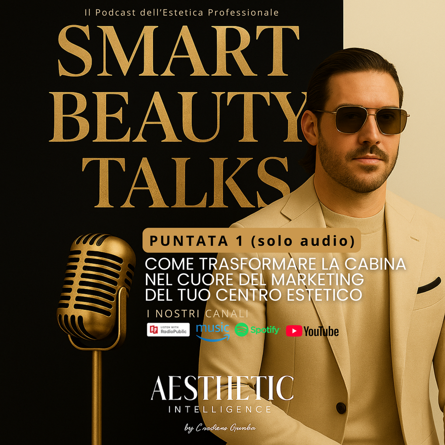 🎙 Marketing da Cabina™ – La prima puntata del podcast che rivoluziona la comunicazione estetica