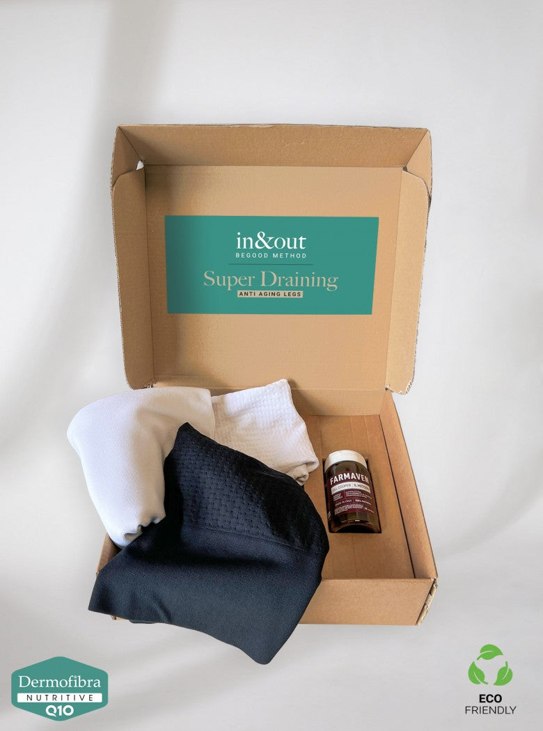 Kit Super Draining Anti Aging: Gambe | BeGood Cosmetotessile