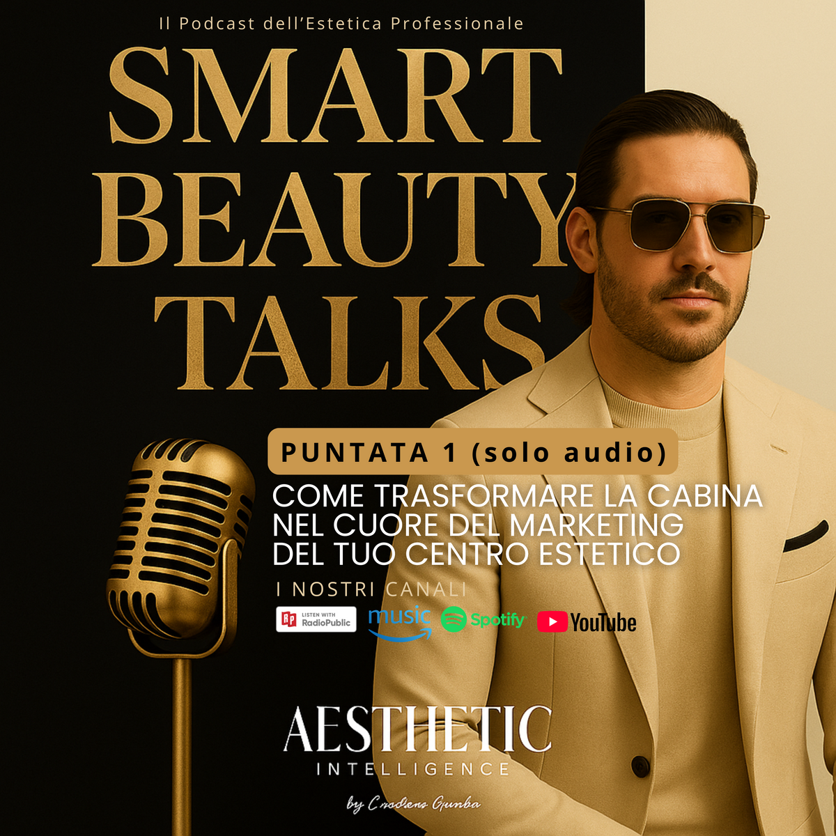 🎙 Marketing da Cabina™ – La prima puntata del podcast che rivoluziona la comunicazione estetica
