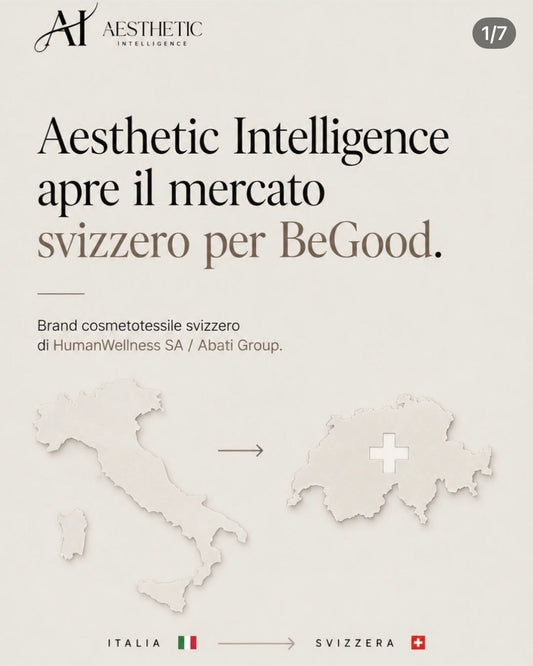 Aesthetic Intelligence apre il mercato svizzero per BeGood: la consulenza strategica per i brand beauty che vogliono crescere all'estero