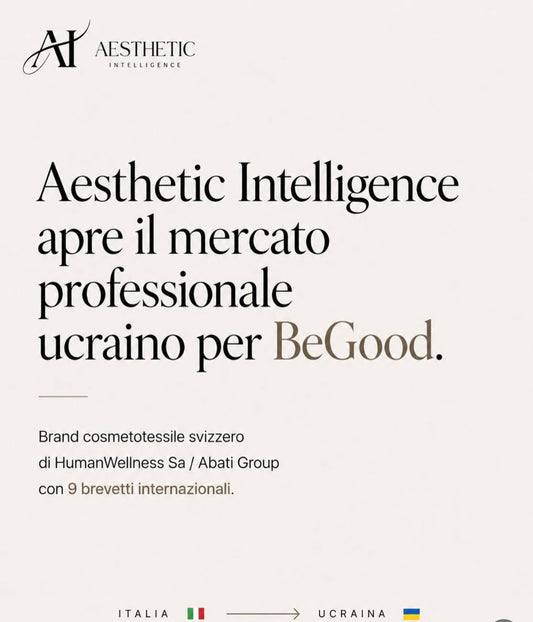 Aesthetic Intelligence apre il mercato professionale ucraino per BeGood: come sviluppare nuovi mercati nel settore beauty