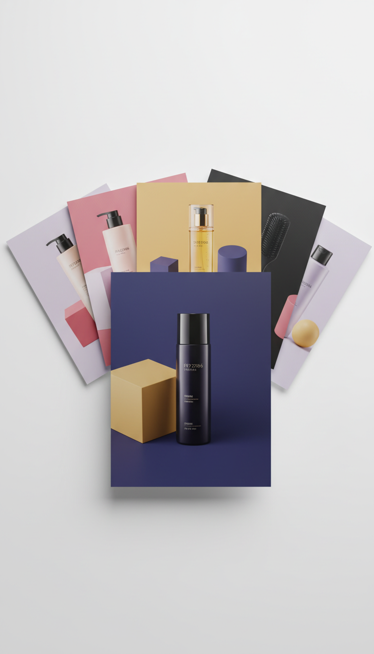 Bundle poster promozionali per interni salone