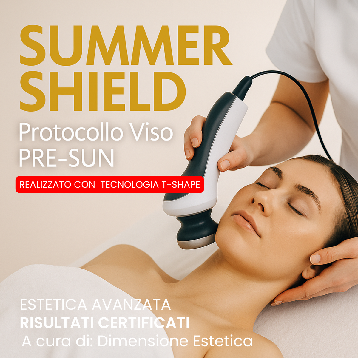 Summer Shield™ – Protocollo Viso PRE-SUN con Tecnologia T-Shape