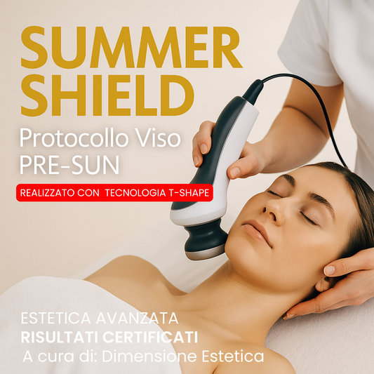 Summer Shield™ – Protocollo Viso PRE-SUN con Tecnologia T-Shape